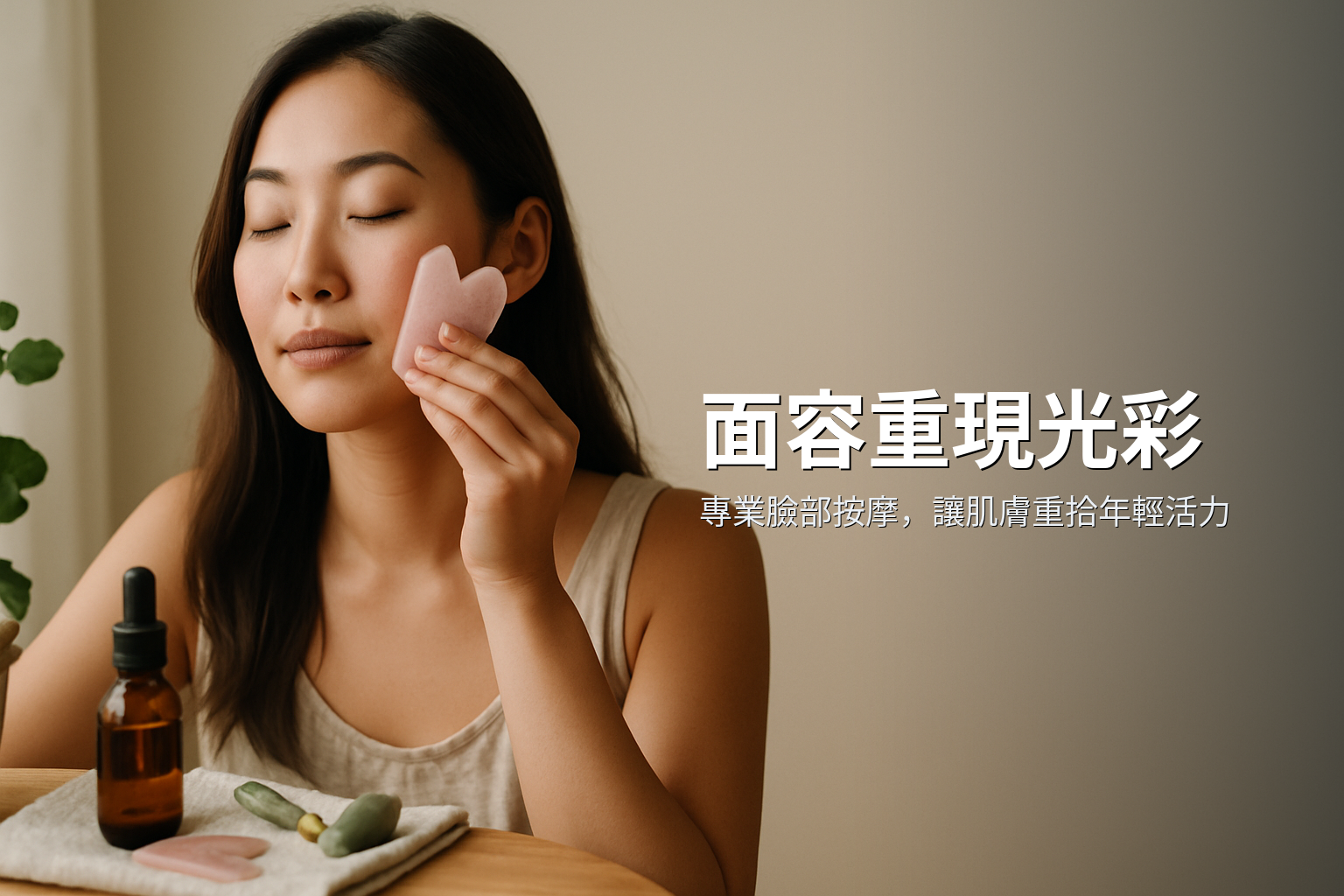 臉部按摩