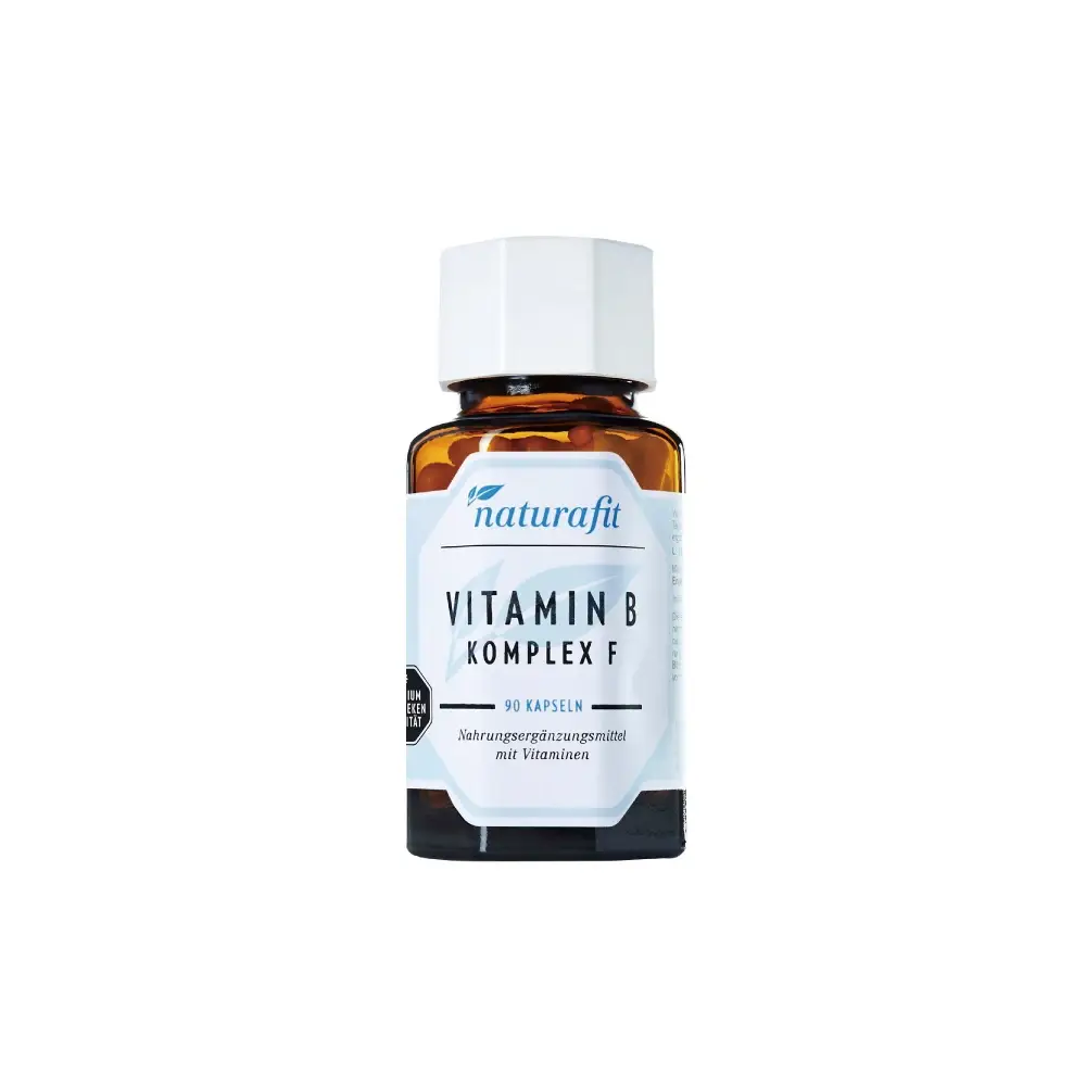 【德國 Natural Fit 活粒適】維生素B群 90粒(素食維他命B群 B1 B6 B12 葉酸 泛酸 菸鹼酸 生物素) - 圖片 8