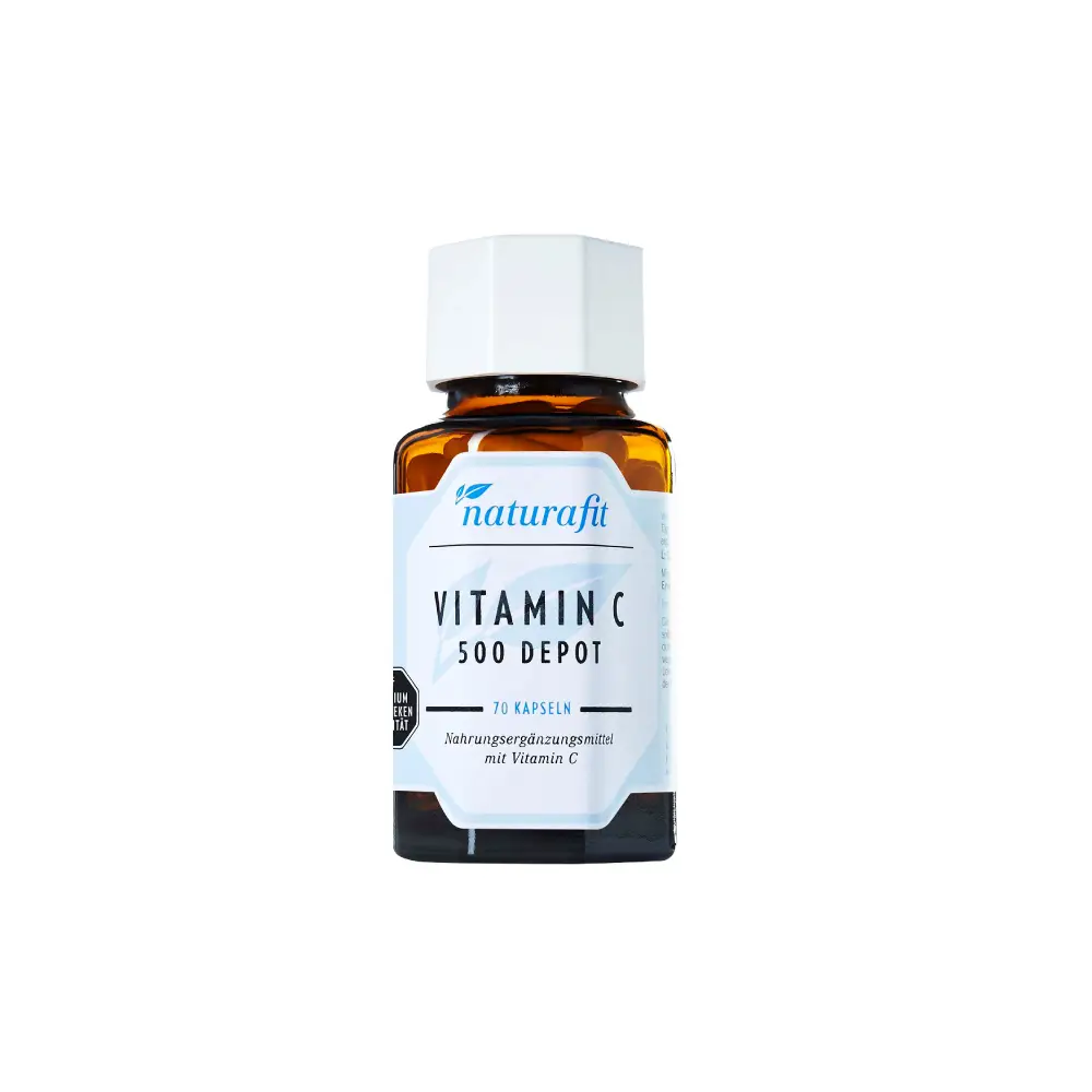 【德國 Natural Fit 活粒適】維生素C 緩釋型 70粒(緩釋型維他命C 抗氧化 膠原蛋白 促進補鐵)